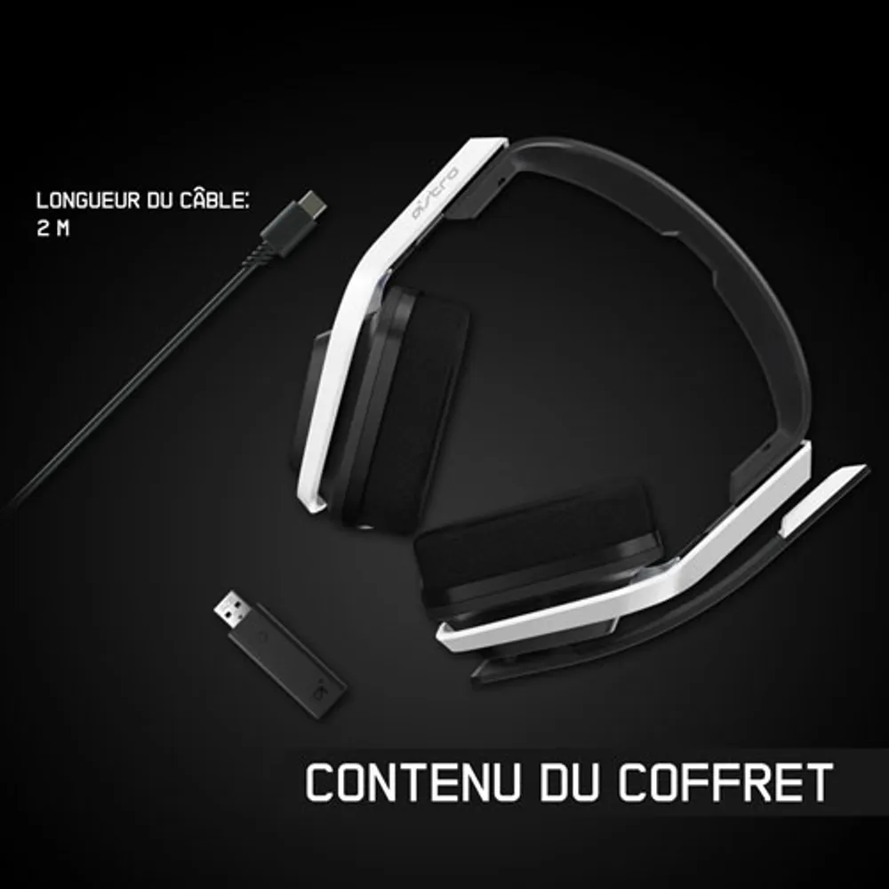 Casque de jeu sans fil et micro A20 2e gén. d'ASTRO Gaming Xbox Series X et Xbox One - Blanc/Vert