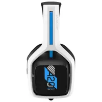 Casque de jeu sans fil avec microphone A20 de 2e gén d'ASTRO Gaming pour PS4 et PS5 - Blanc/Bleu