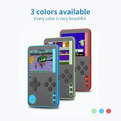 Portable Slim Handheld Game Console Built-in 500 Classic 8 Bit Games 2.4 Inch Screen(Green)