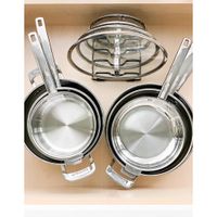 Cuisinart Nesting 11-Piece Stainless Steel Cookware Set - Silver
