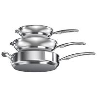 Cuisinart Nesting 11-Piece Stainless Steel Cookware Set - Silver