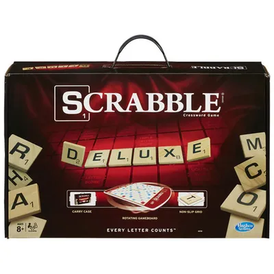 Scrabble Deluxe Board Game - English