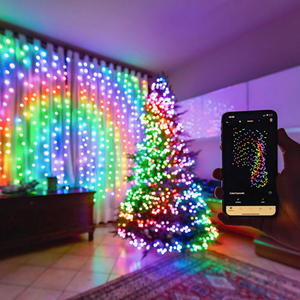 Twinkly (Generation II) Smart 48m (157.5 ft.) RGB LED String Light Set - 600 Lights