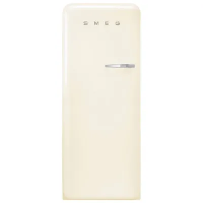 Smeg 50's 24" 9.2 Cu. Ft. All-Fridge Refrigerator (FAB28ULCR3) - Cream