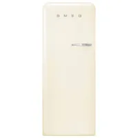 Réfrigérateur à une porte 9,2 pi³ 24 po de style années 50 de Smeg (FAB28ULCR3) - Crème