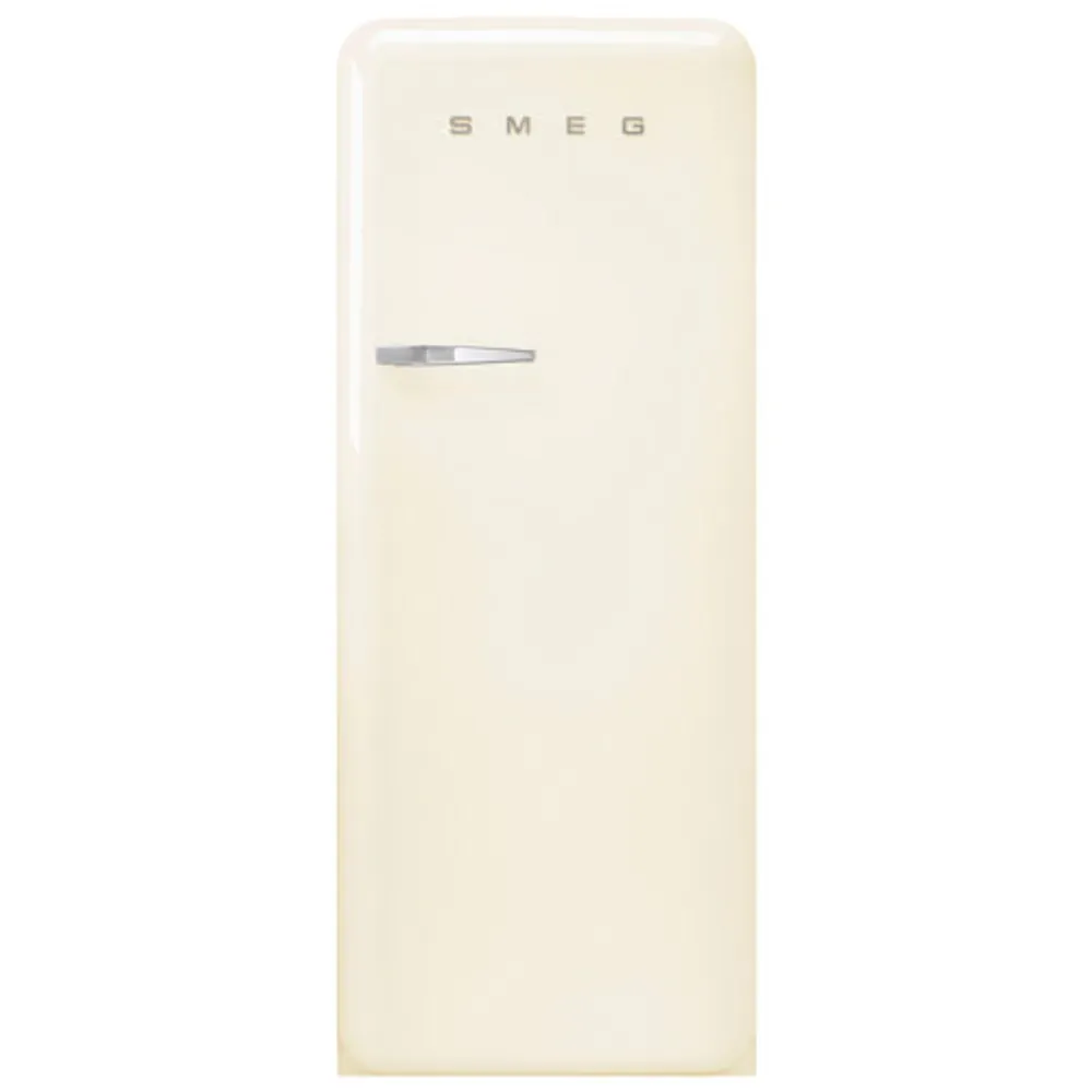 Smeg 50's 24" 9.2 Cu. Ft. All-Fridge Refrigerator (FAB28URCR3) - Cream