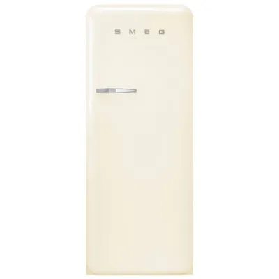 Smeg 50's 24" 9.2 Cu. Ft. All-Fridge Refrigerator (FAB28URCR3) - Cream