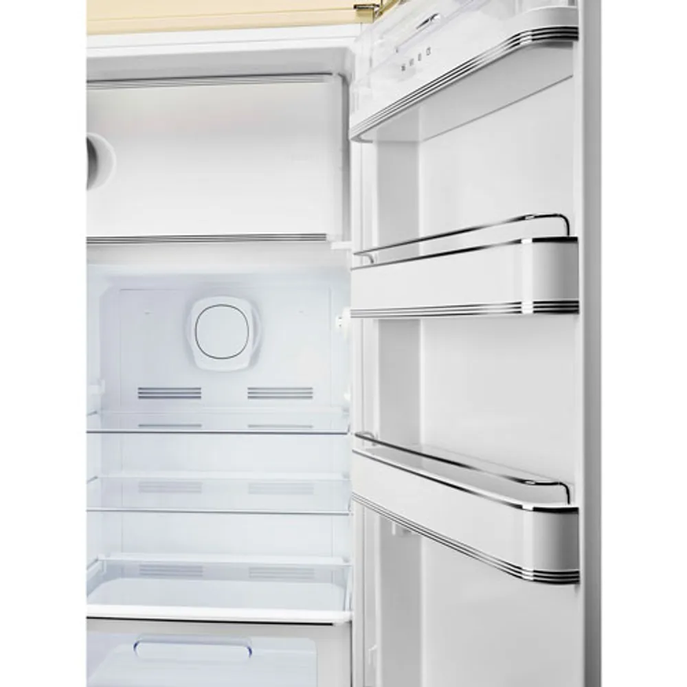 Smeg 50's 24" 9.2 Cu. Ft. All-Fridge Refrigerator (FAB28URCR3) - Cream