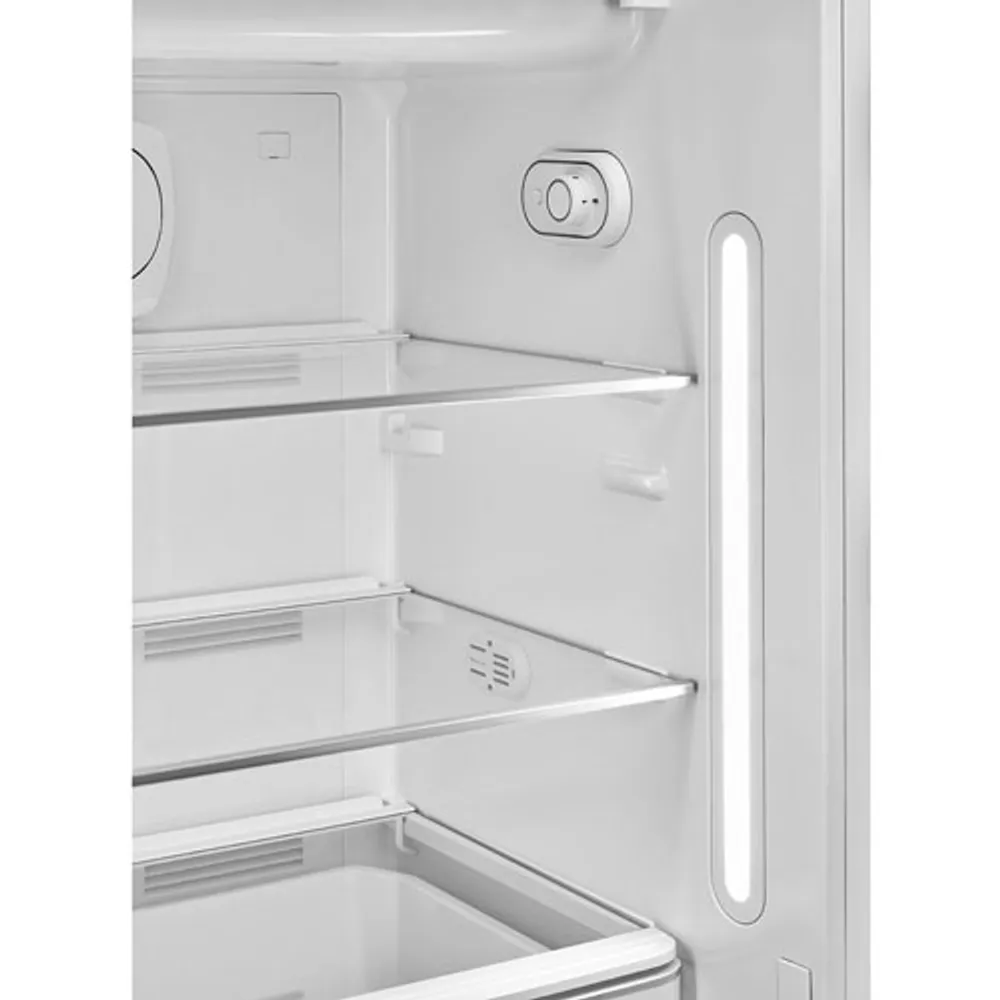 Smeg 50's 24" 9.2 Cu. Ft. All-Fridge Refrigerator (FAB28URCR3) - Cream