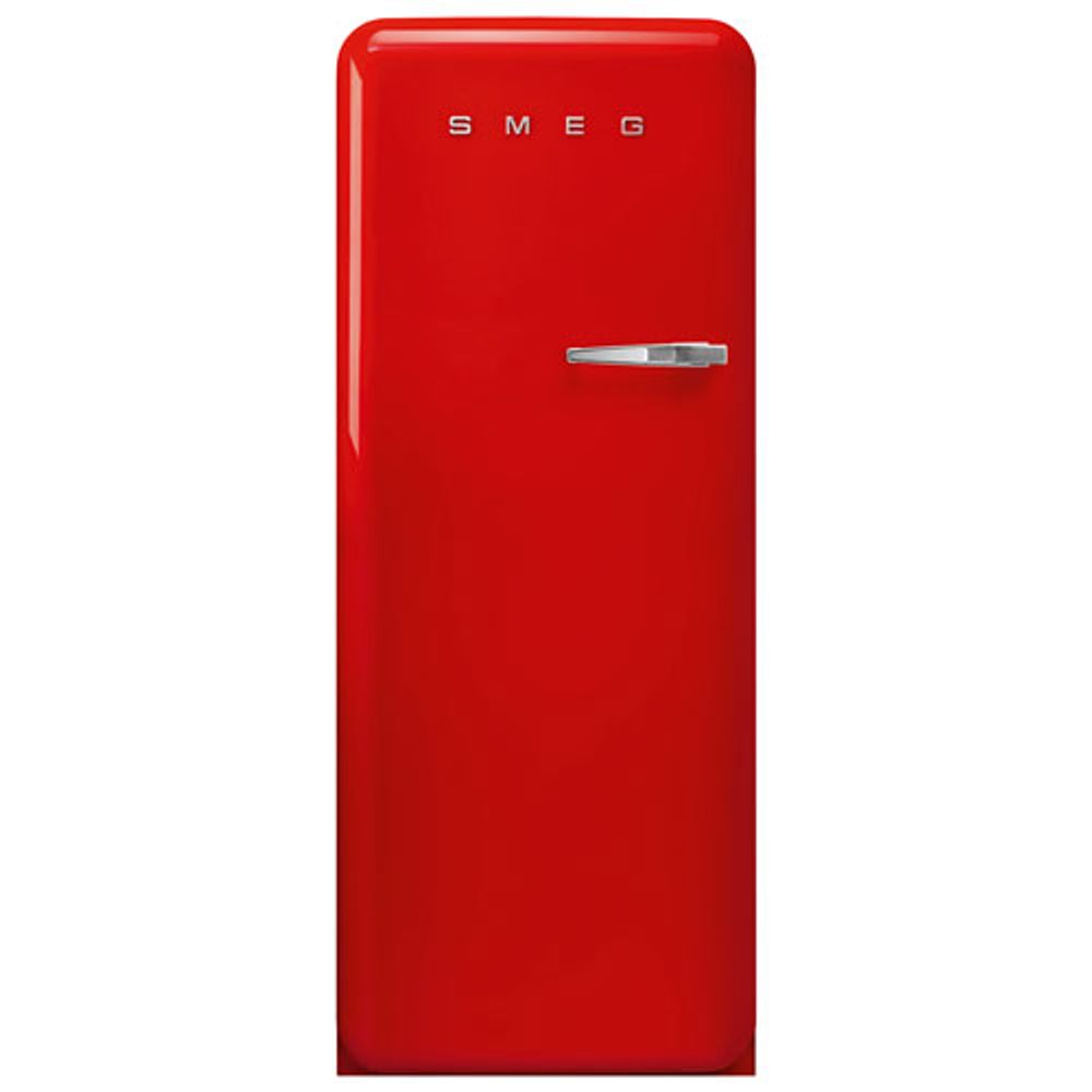 Smeg 50's 24" 9.2 Cu. Ft. All-Fridge Refrigerator (FAB28ULRD3) - Red