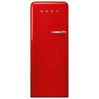 Smeg 50's 24" 9.2 Cu. Ft. All-Fridge Refrigerator (FAB28ULRD3) - Red
