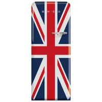 Smeg 50's 24" 9.2 Cu. Ft. All-Fridge Refrigerator (FAB28ULDUJ3) - Union Jack