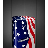 Smeg 50's 24" 9.2 Cu. Ft. All-Fridge Refrigerator (FAB28URDUS3) - US Flag