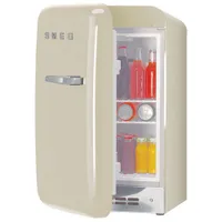 Smeg 50's 1.2 Cu. Ft. Freestanding Bar Fridge (FAB5ULCR3) - Cream