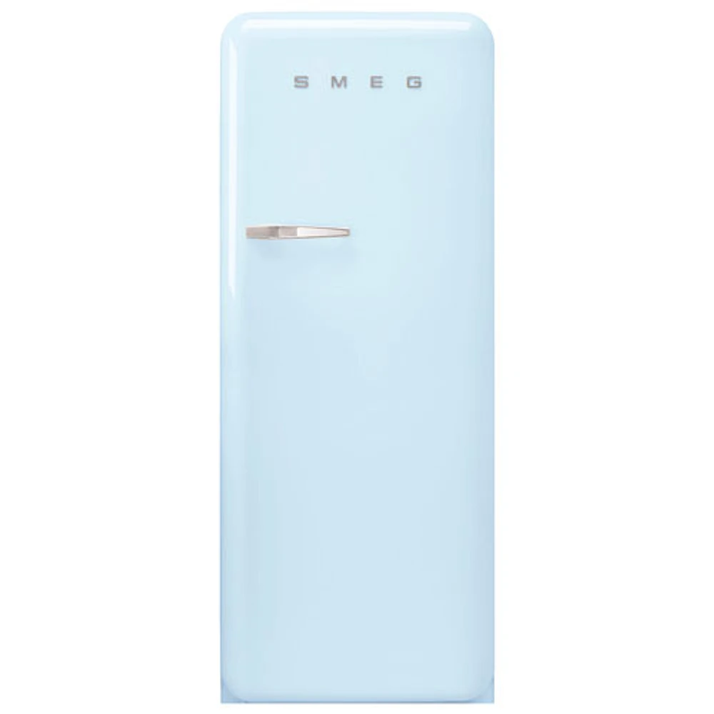 Smeg 50's 24" 9.2 Cu. Ft. All-Fridge Refrigerator (FAB28URPB3) - Pastel Blue