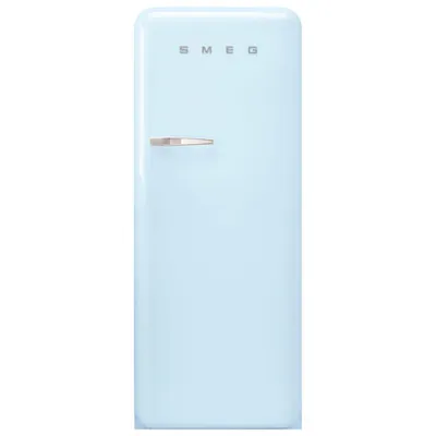 Smeg 50's 24" 9.2 Cu. Ft. All-Fridge Refrigerator (FAB28URPB3) - Pastel Blue