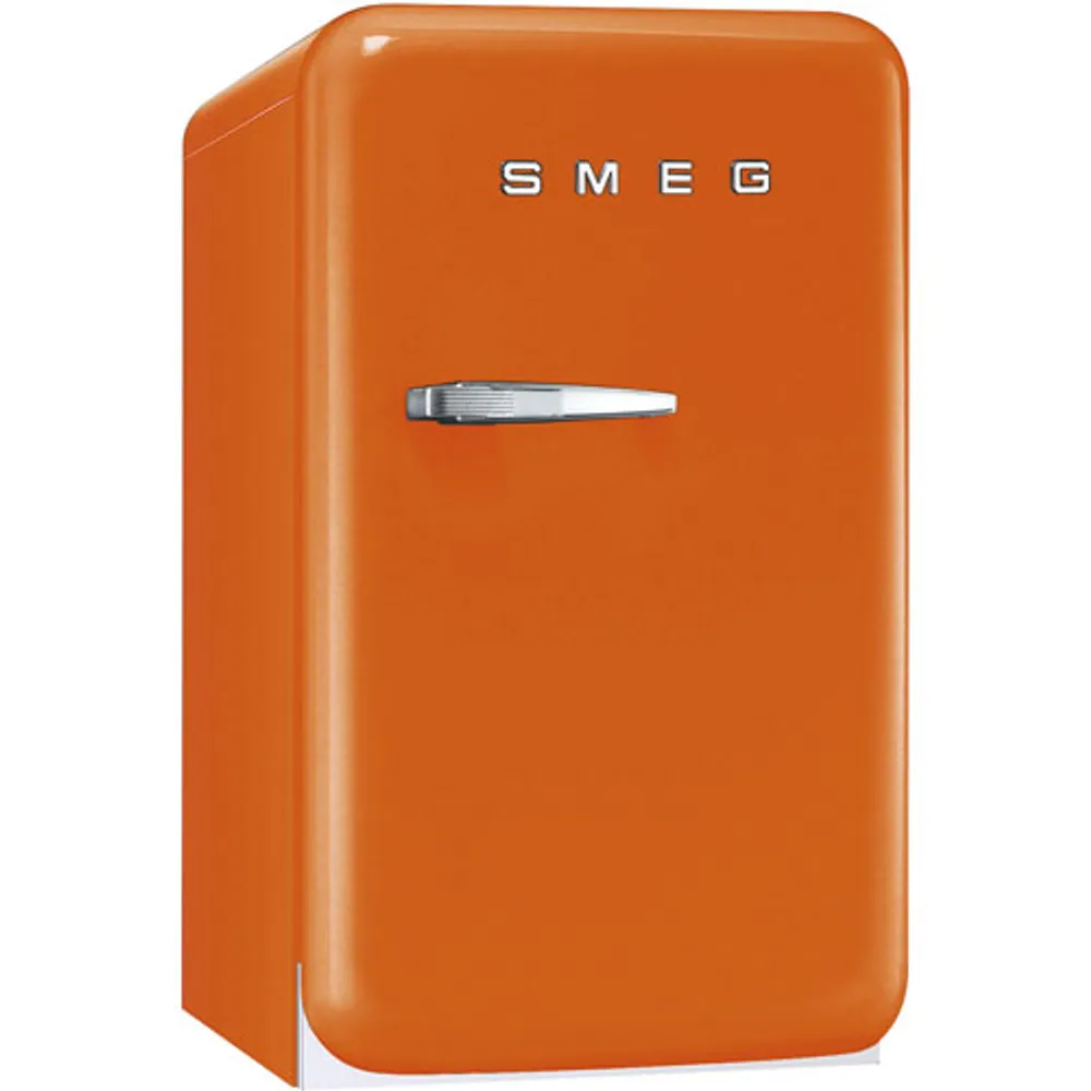 Smeg 50's 1.2 Cu. Ft. Freestanding Bar Fridge (FAB5UROR3) - Orange