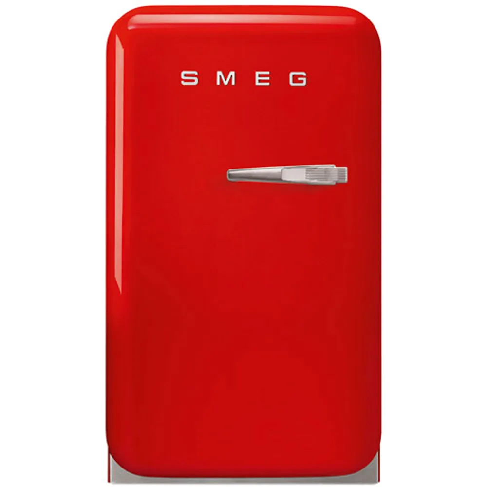 Smeg 50's 1.2 Cu. Ft. Freestanding Bar Fridge (FAB5ULRD3) - Red