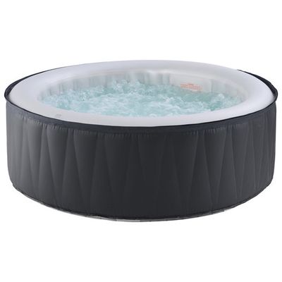 Aqua Marina Aurora 6-Person Portable Hot Tub with 138 Air Jets - Dark Grey