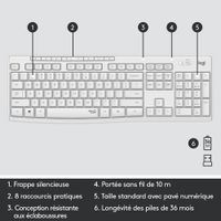 Logitech MK295 Silent Wireless Optical Keyboard & Mouse Combo