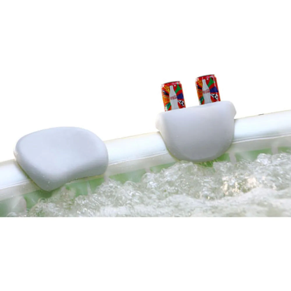 Aqua Marina Comfort Head Rests (2-Piece) & Glass Holder for MSpa Hot Tub & Spa Series