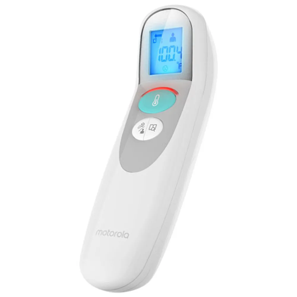 Motorola Care+ 3-in-1 Smart Non-Contact Baby Thermometer - White