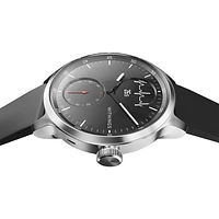 Montre intelligente hybride 42 mm ScanWatch Withings moniteur de fréquence cardiaque/oxymètre - Noir