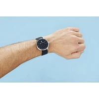 Montre intelligente hybride 42 mm ScanWatch Withings moniteur de fréquence cardiaque/oxymètre - Noir