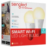 Sengled A19 Smart Wi-Fi LED Light Bulbs - 2 Pack - Soft White