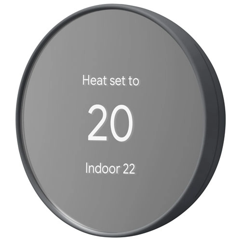 Google Nest Wi-Fi Smart Thermostat - Charcoal