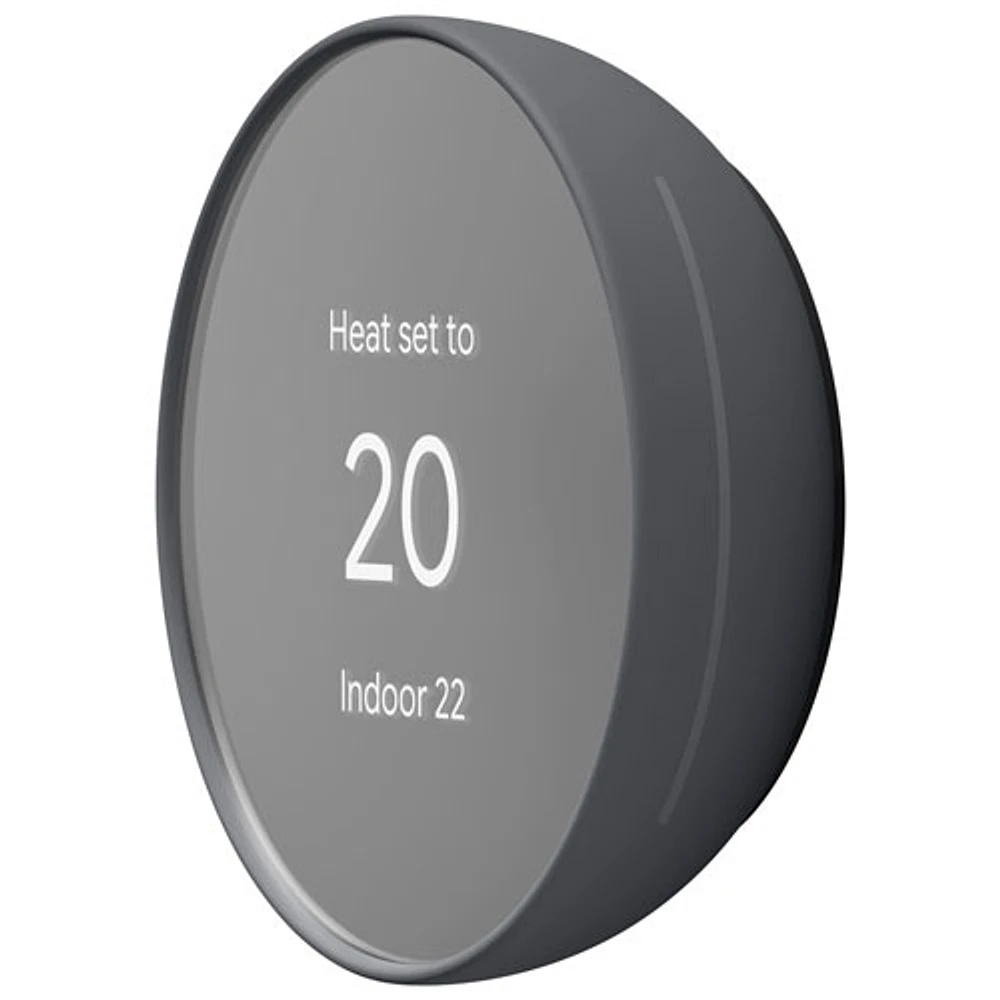 Google Nest Wi-Fi Smart Thermostat - Charcoal