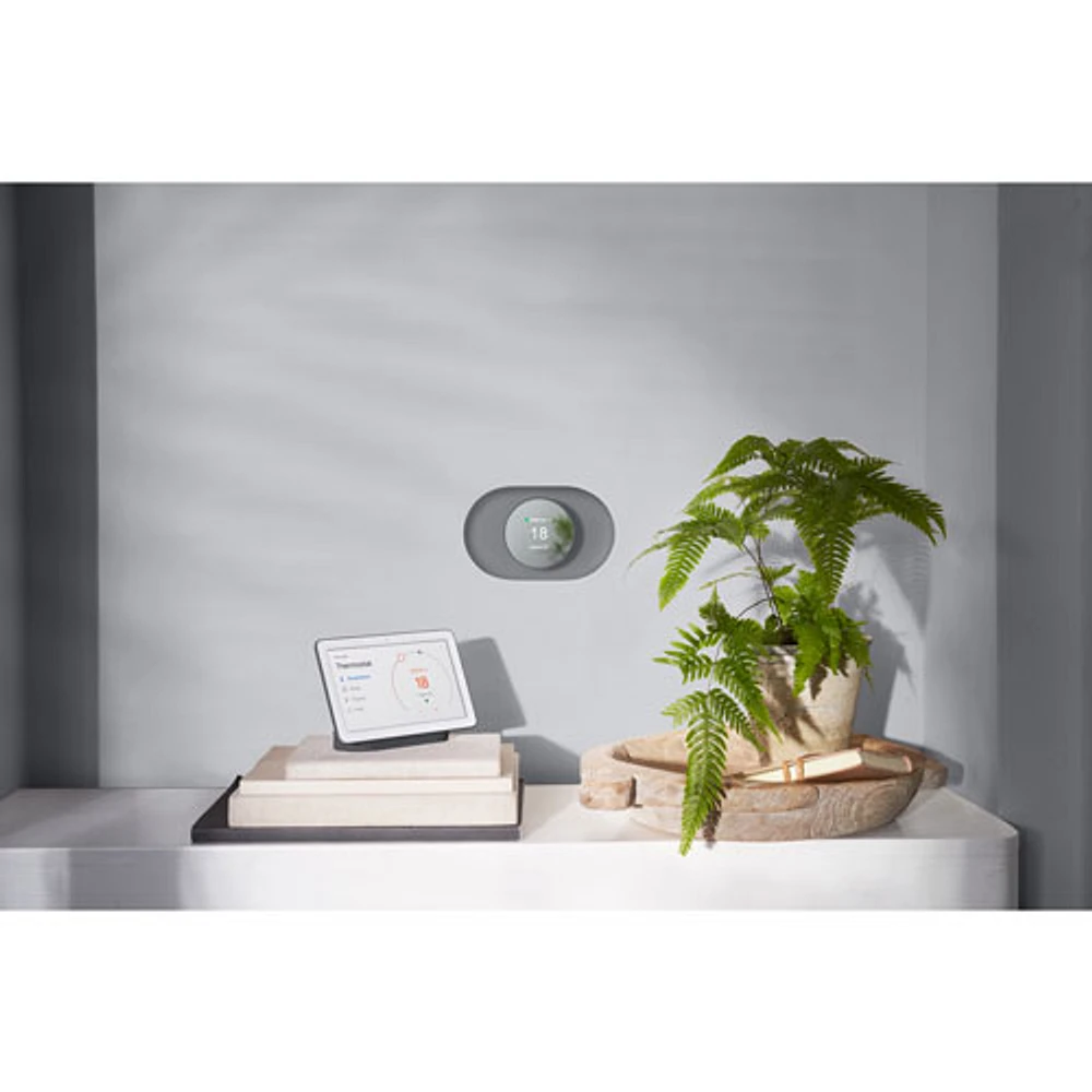 Google Nest Wi-Fi Smart Thermostat - Charcoal
