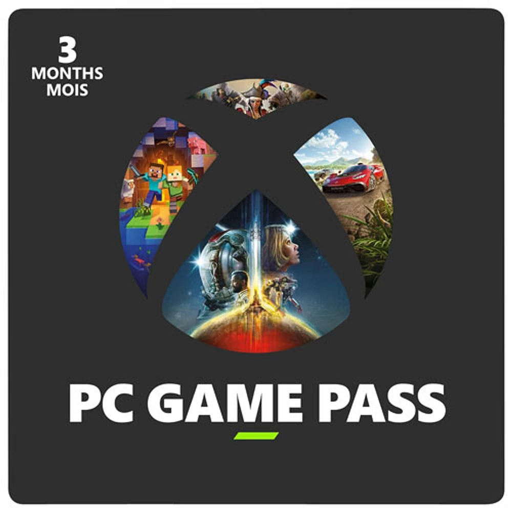 PC Game Pass 3-Month Membership - Digital Download