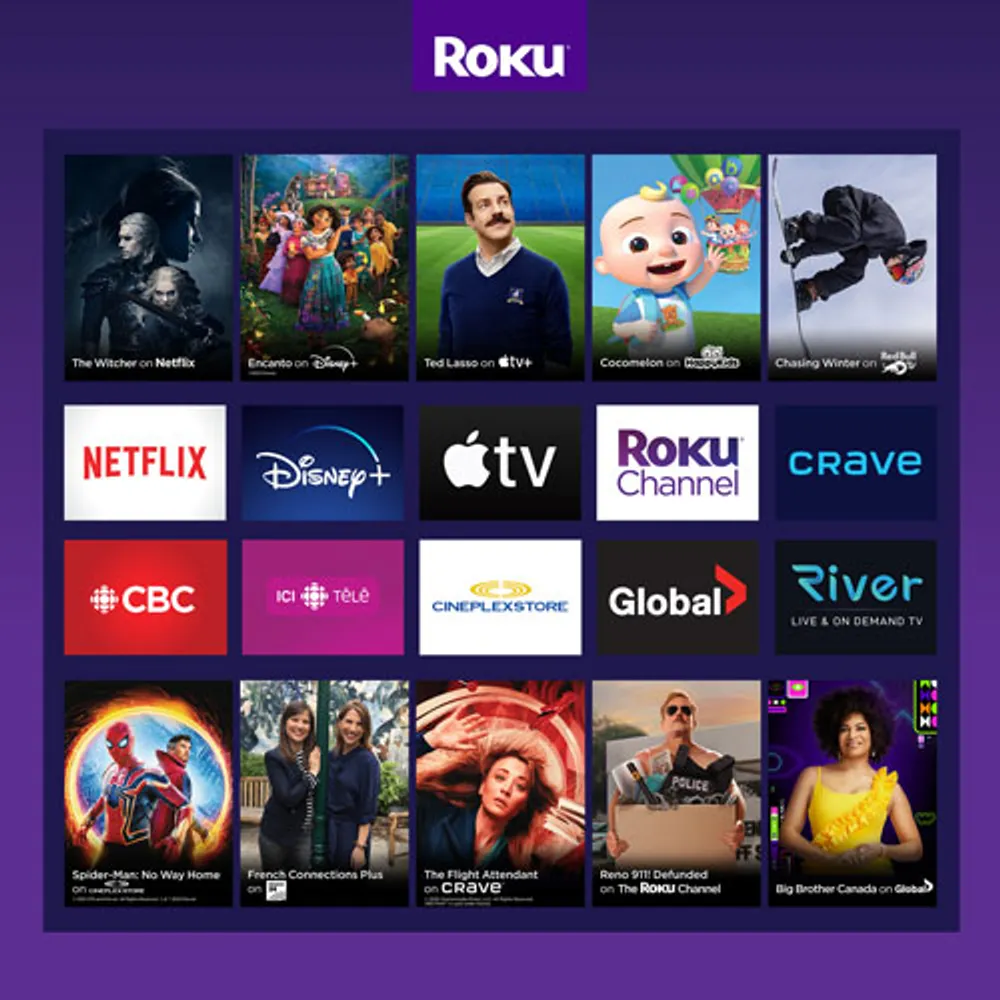 Lecteur multimédia en continu Roku Streambar 4K avec télécommande