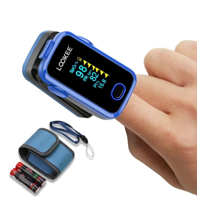 LOOKEE® O2Ring by Wellue, Continuous Overnight Ring Pulse Oximeter