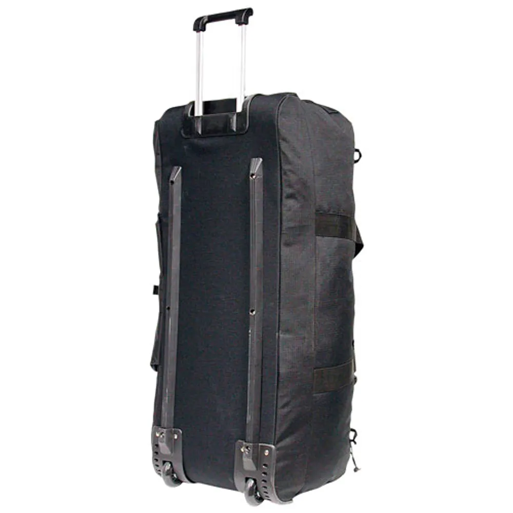 North 49 Polyester Rolling Duffle Bag - Black