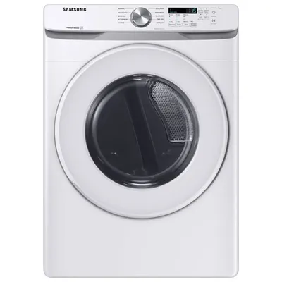 Samsung 7.5 Cu. Ft. Electric Dryer (DVE45T6005W/AC) - White - Open Box