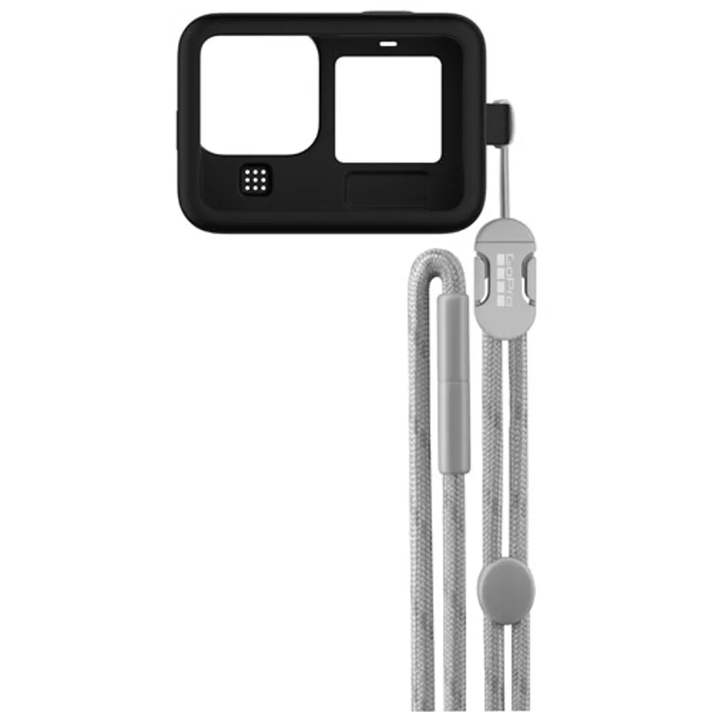 GoPro HERO11/10/9 Black Silicone Sleeve and Lanyard - Black