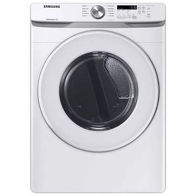 Samsung 7.5 Cu. Ft. Electric Dryer (DVE45T6005W/AC) - White - Open Box - Scratch & Dent