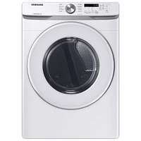 Samsung 7.5 Cu. Ft. Electric Dryer (DVE45T6005W/AC) - White - Open Box - Scratch & Dent