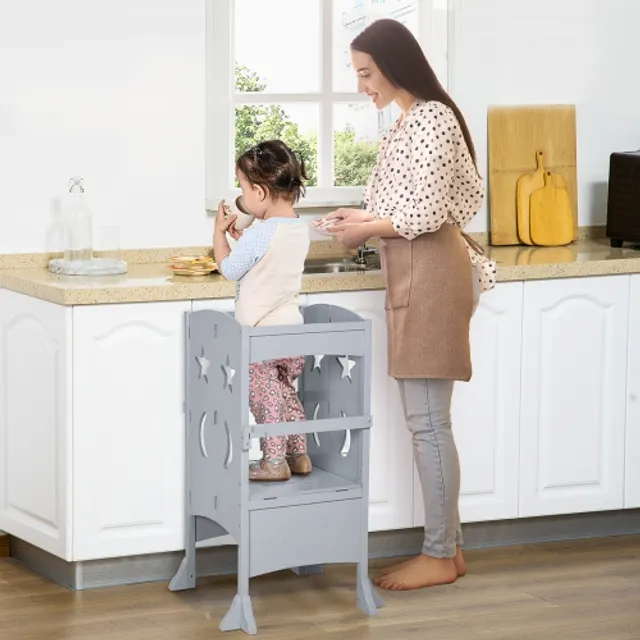 Qaba Potty Training Toilet Seat with Step Stool Ladder, Children