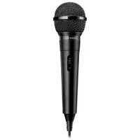 Microphone dynamique fixe 1/4 po ATR1100x d'Audio Technica - Noir