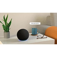 Amazon Echo (4th Gen) Smart Home Hub with Alexa - Charcoal