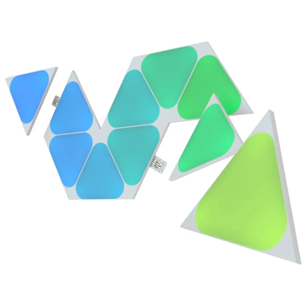 Nanoleaf Shapes Mini Triangle Panels - Expansion Pack - 10 Panels