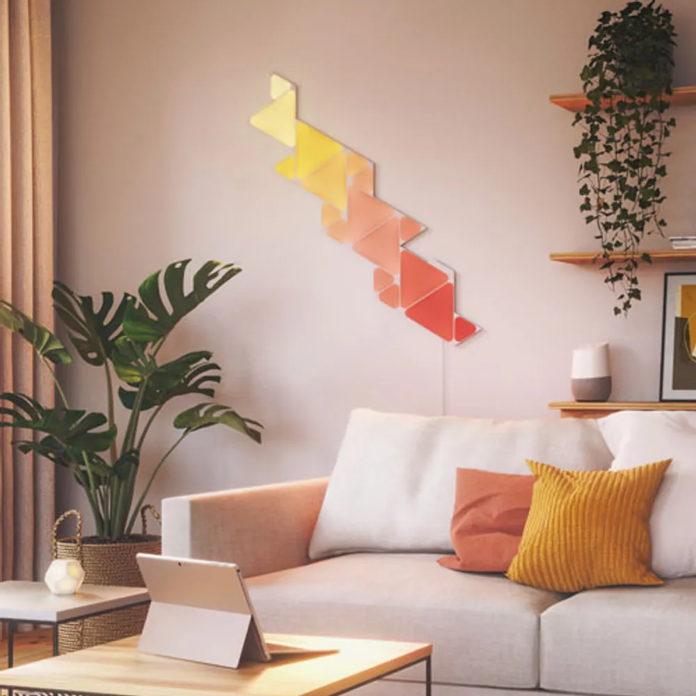 Nanoleaf Shapes Mini Triangle Panels - Expansion Pack - 10 Panels