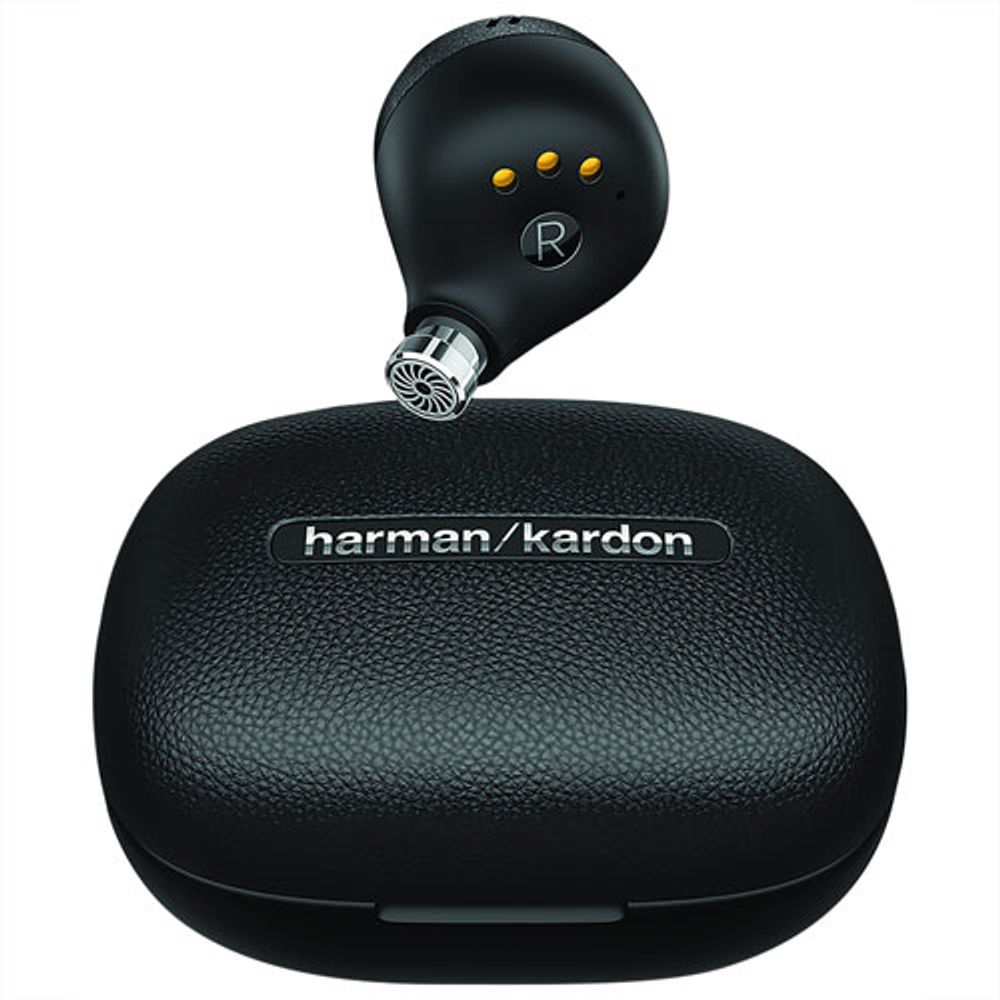 Harman Kardon FLY TWS In-Ear Sound Isolating True Wireless Earbuds - Black