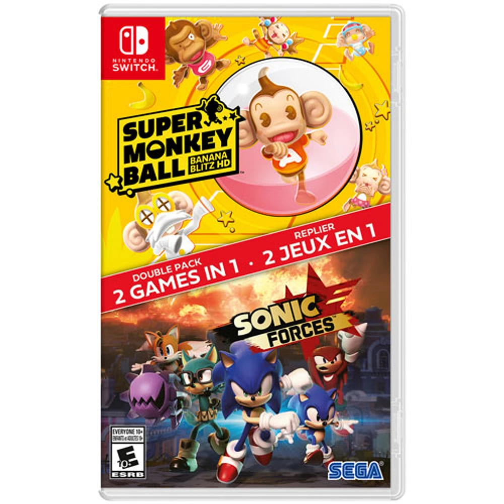 Super Monkey Ball Banana Blitz HD & Sonic Forces (Switch)