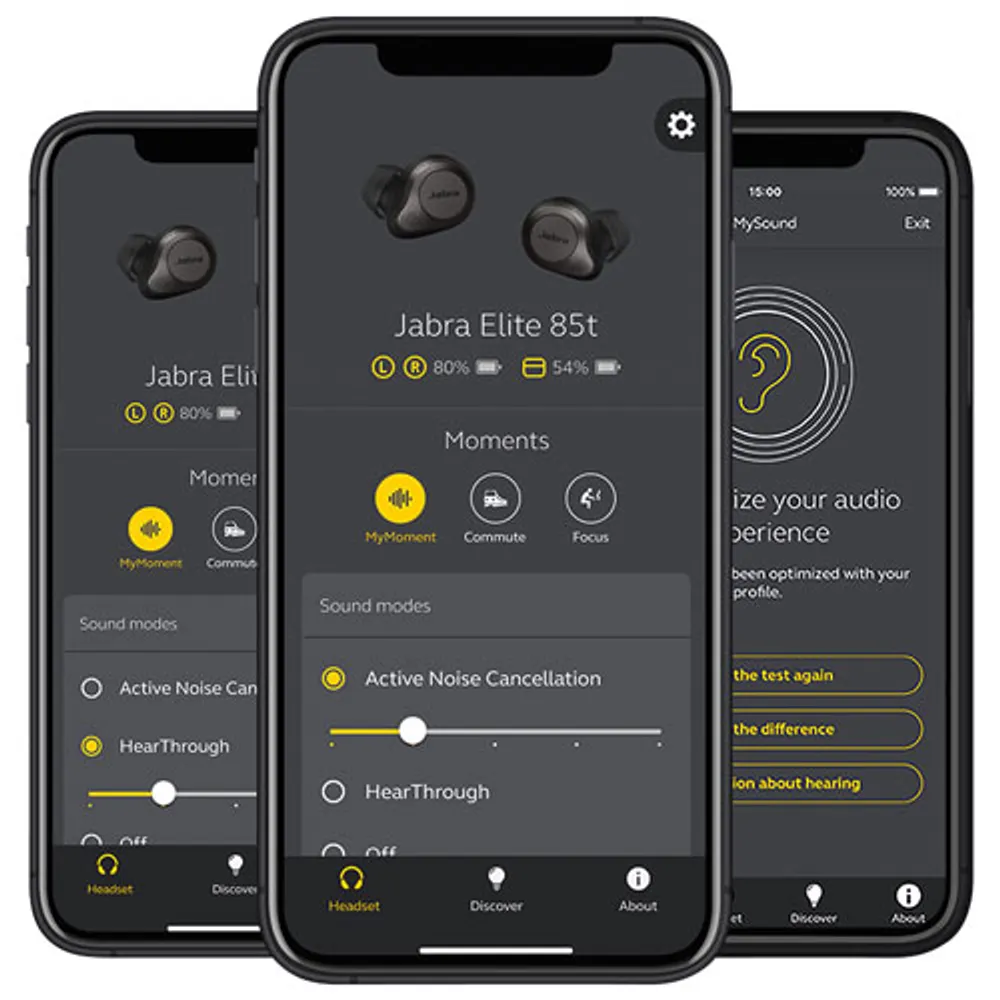 Jabra Elite 85t In-Ear Advanced Active Noise Cancelling True Wireless Earbuds