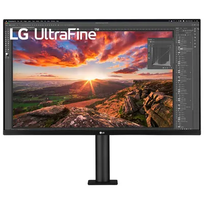 LG UltraFine Display Ergo 31.5" 4K Ultra HD 60Hz 5ms GTG IPS LED FreeSync Gaming Monitor (32UN880-B)