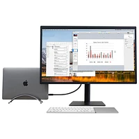 Support vertical BookArc de Twelve South pour MacBook - Gris cosmique